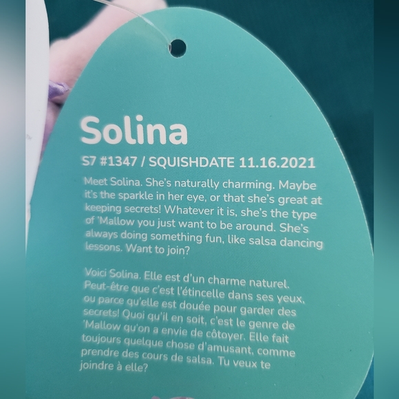 NWT 🦉 Solina the Owl Squishmallow - Picture 5 of 6